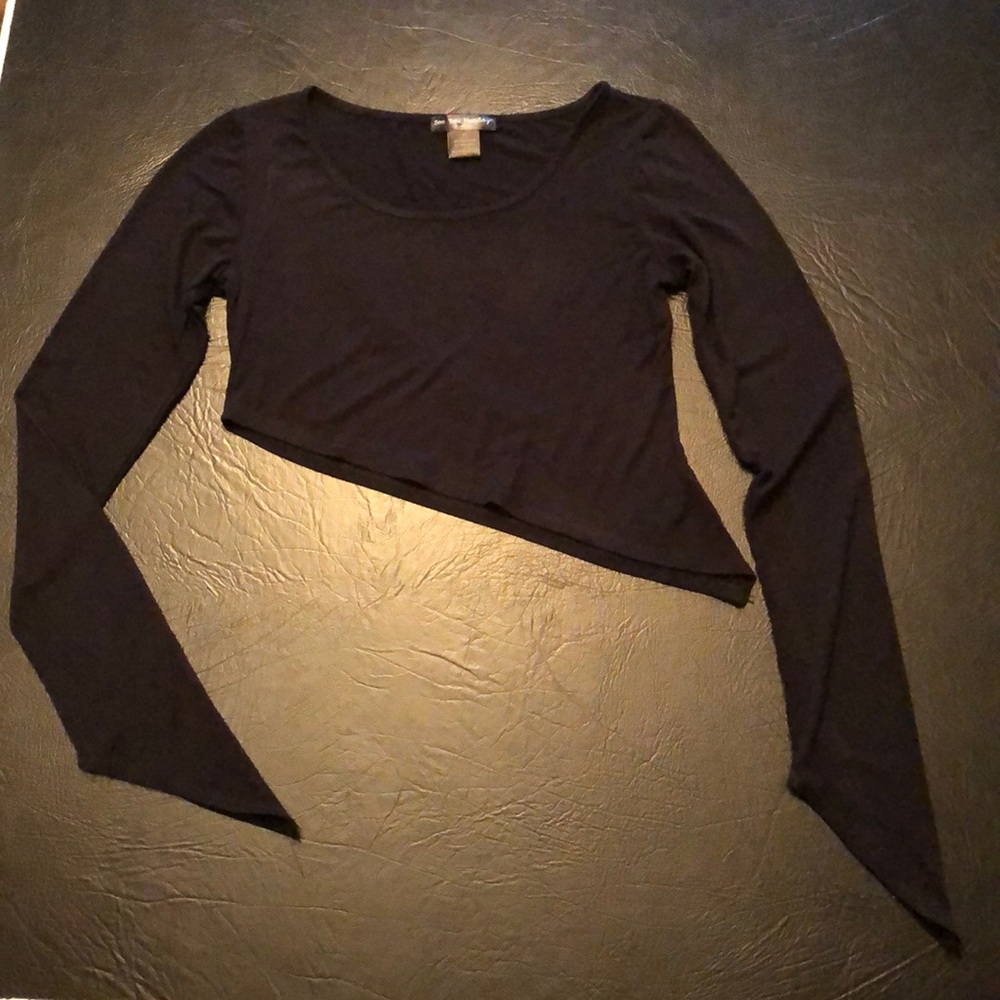 Black sexy crop top
